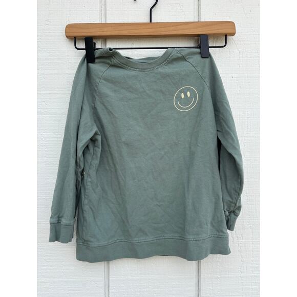 Woven Threads Choose Joy Lightweight Pullover Sweatshirt, Green, Sz S‎ - Picture 1 of 4